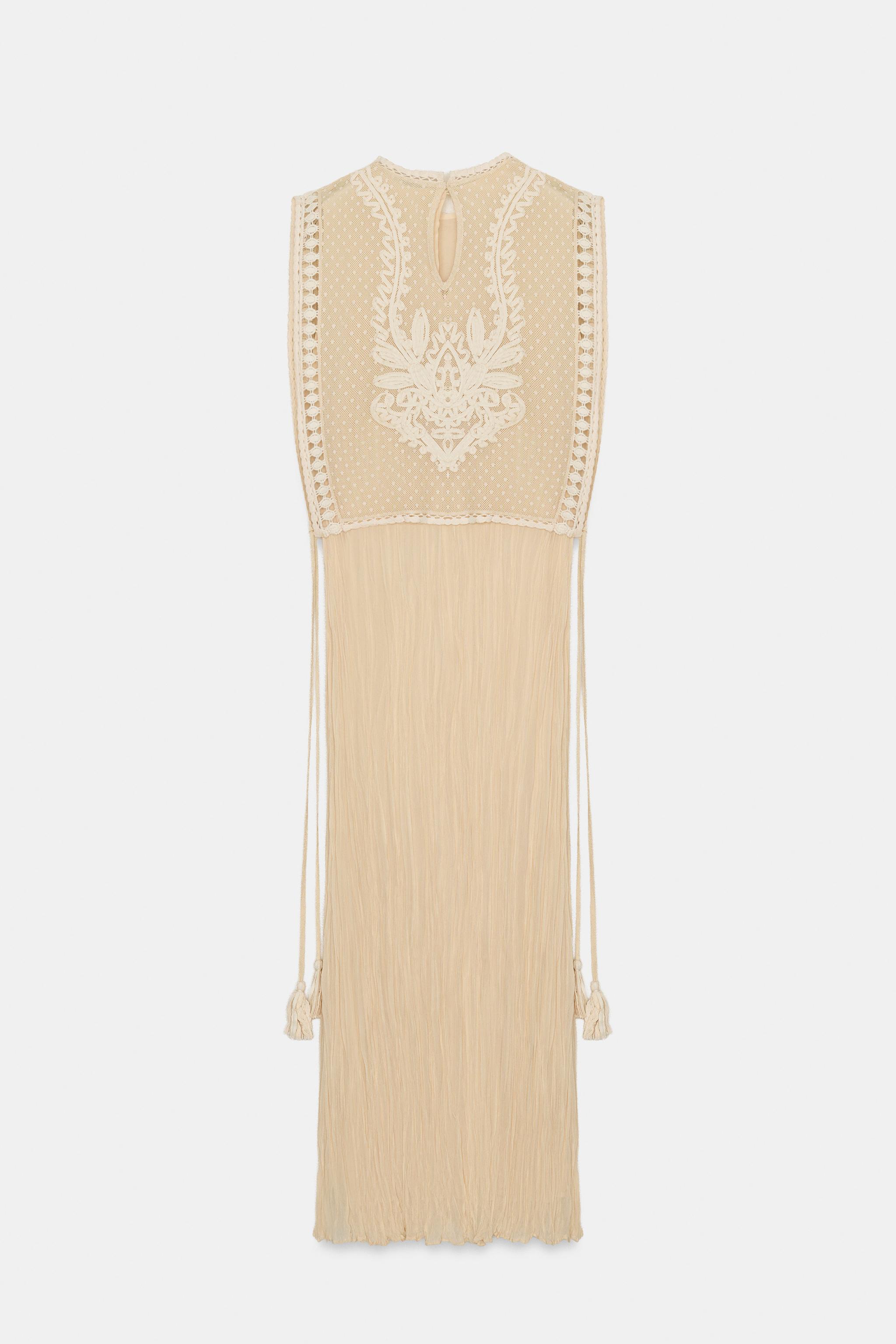 COMBINATION DRESS WITH DETACHABLE OVERLAY ZW COLLECTION